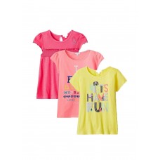 Romano Girl's Daily Wear T-Shirt Value Pack of Three